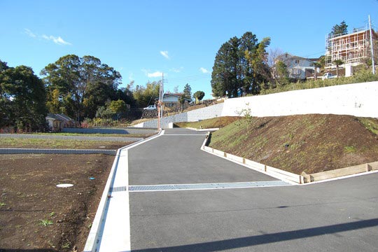 分譲地の道路