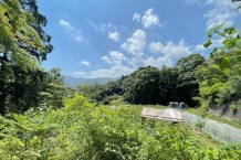 湯河原町宮上　約1261坪売地　陽当たり良好　高台