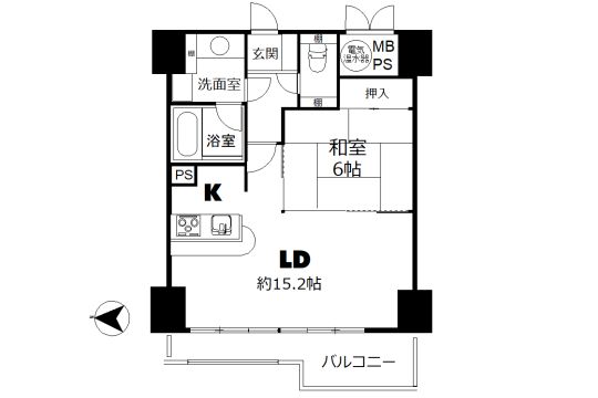 ライオンズタワー奥湯河原　共用施設充実・四季の景色を愉しむ1LDK