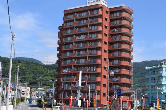 エクセレントプラザ湯河原8番館　買物便利・海眺望　南東向き角部屋3LDK