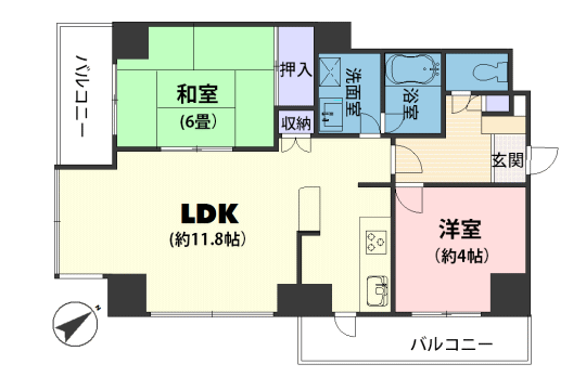 真鶴マンション物件：オーベル真鶴（角部屋）
